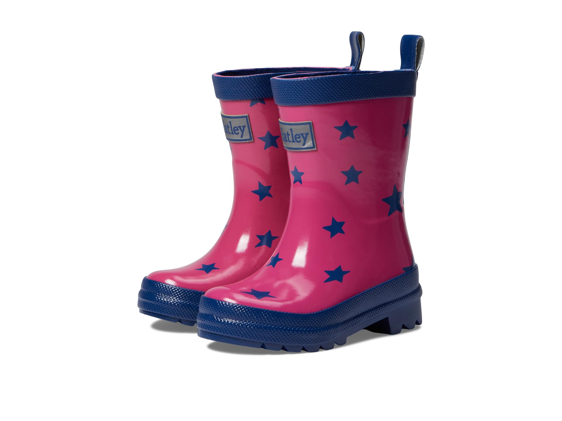 Блестящие дождевые сапоги с блестками и звездами (для малышей/маленьких/больших детей) Hatley