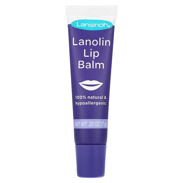 Ланолиновый бальзам для губ, 0,25 унции (7 г) Lansinoh
