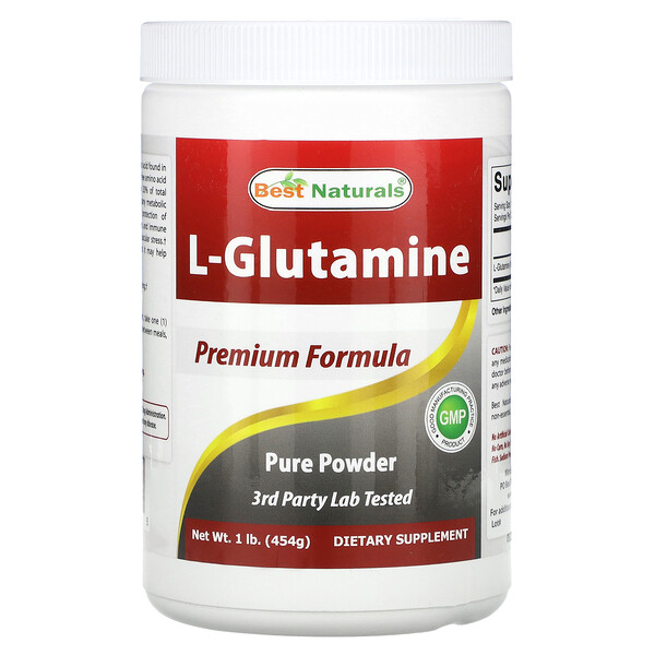 L-Glutamine, 1 lb (454 g) Best Naturals