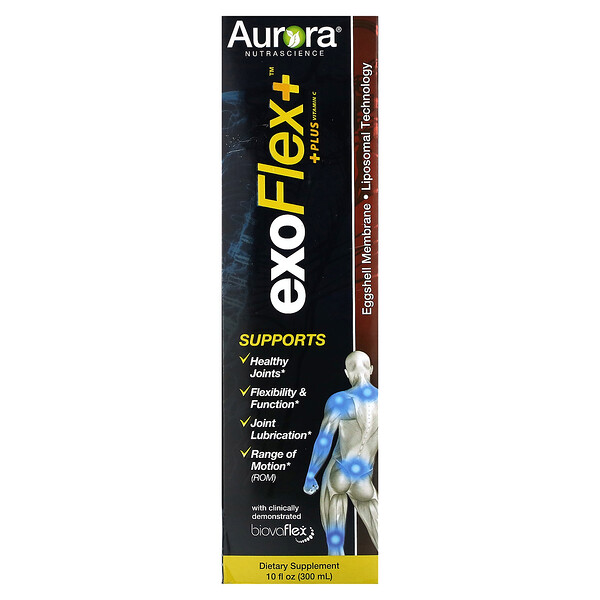 Exo Flex + витамин С, 10 жидких унций (300 мл) Aurora Nutrascience
