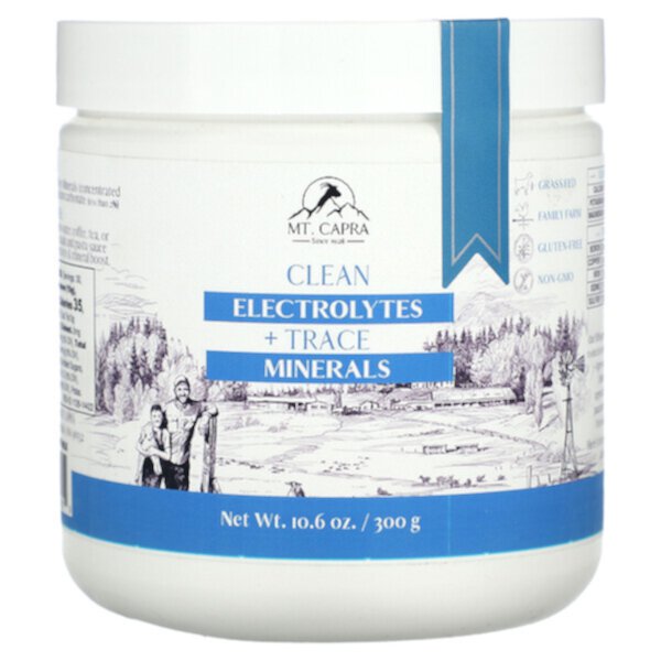 Clean Electrolytes + Trace Minerals, 10.6 oz (300 g) Mt. Capra