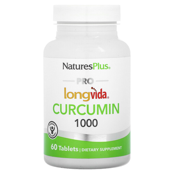 Pro Longvida Curcumin 1000, 60 Tablets (Таблетки) NaturesPlus