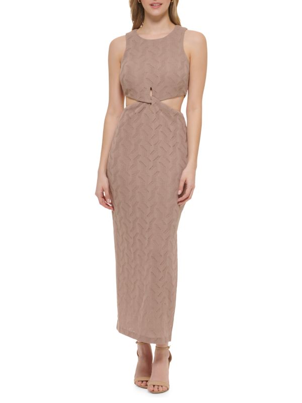 Женское Повседневное Платье GUESS Cut Out Knit Maxi Dress Guess