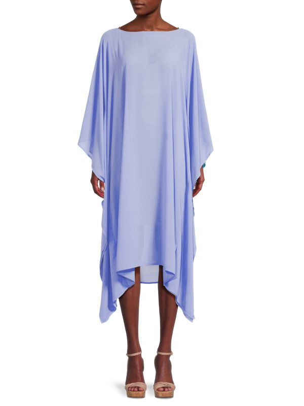 Полупрозрачное асимметричное платье-миди RENEE C
