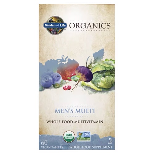 Mykind Organics Men's Multi -- 60 Vegan Tablets (Таблетки) Garden of Life