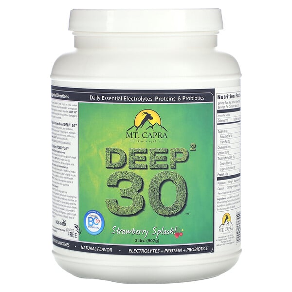 Deep² 30, Клубничный всплеск, 2 фунта (907 г) Mt. Capra