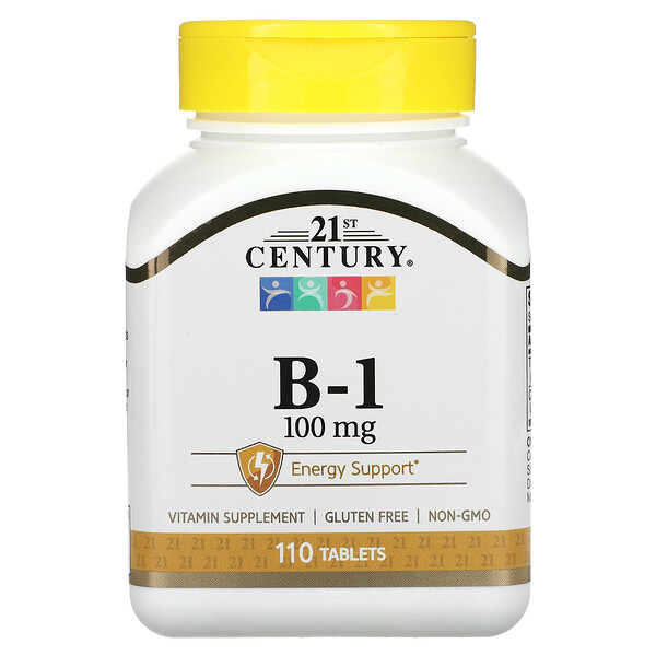 B-1, 100 мг, 110 таблеток - 21st Century 21st Century