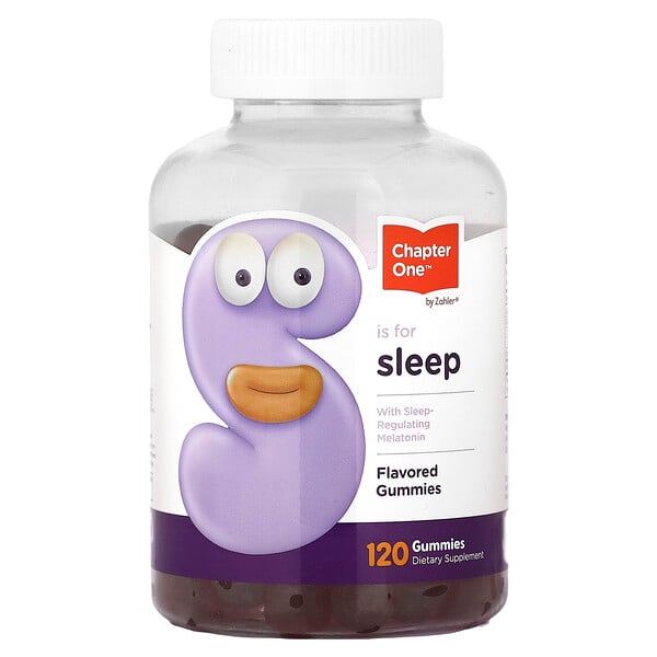 Мелатонин для сна, ароматизированный, 120 жевательных конфет CHAPTER ONE