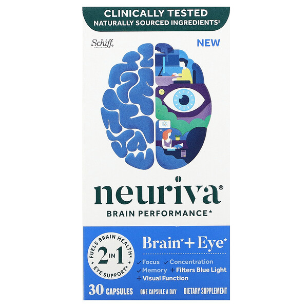Neuriva Brain Performance, 30 капсул Schiff