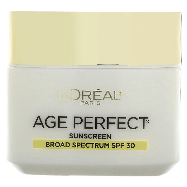 Age Perfect, против провисания + ровный тон, увлажняющий крем Collagen Expert, SPF 30, 2,5 унции (70 г) L'oreal