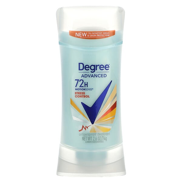 Advanced, 72H MotionSense, Antiperspirant Deodorant, Stress Control, 2.6 oz (74 g) Degree