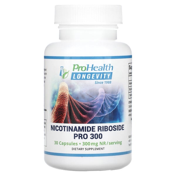 Никотинамид рибозид Pro 300, 30 капсул ProHealth Longevity