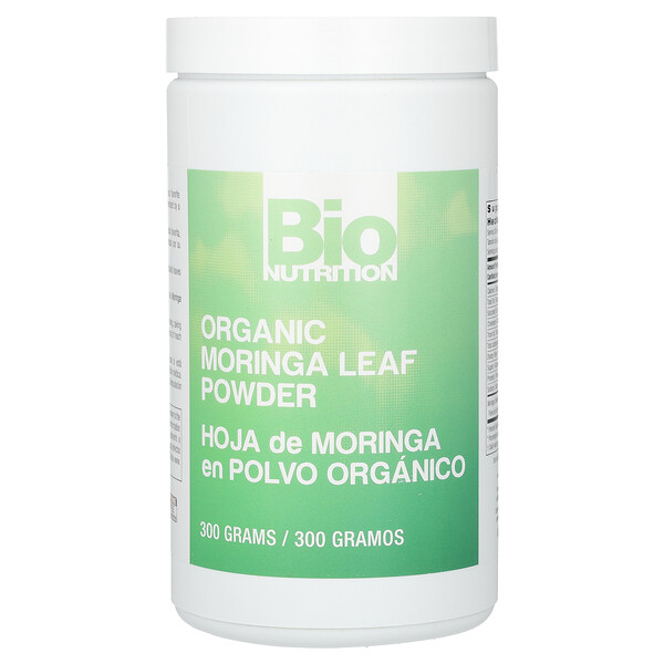 Organic Moringa Leaf Powder (Порошок), 300 g Bio Nutrition