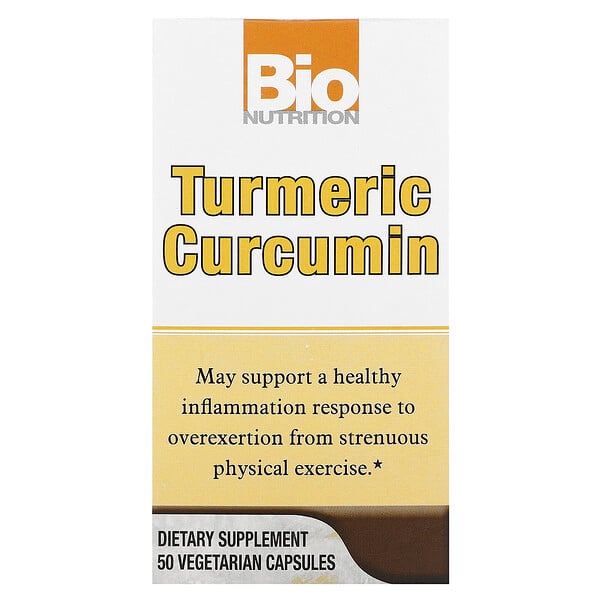 Куркума Куркумин, 50 вегетарианских капсул Bio Nutrition