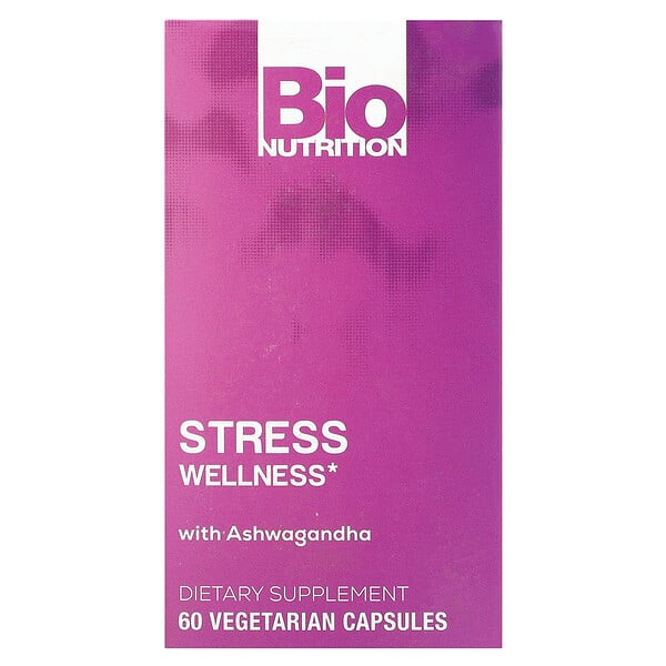 Stress Wellness с ашвагандой, 60 вегетарианских капсул Bio Nutrition