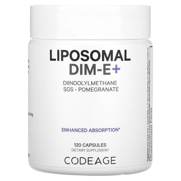 Liposmal DIM-E+, Гранат, 120 капсул Codeage