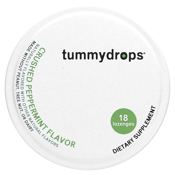 Таблетки для рассасывания измельченной мяты, 18 пастилок Tummydrops
