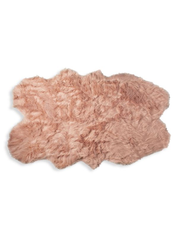 Коврик с богатым текстурным эффектом из искусственного меха, 1.22 м x 1.83 м Luxe Faux Fur