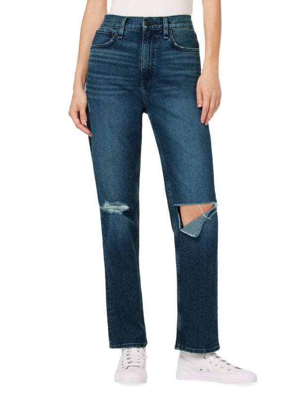 Эластичные джинсы свободного кроя с высокой посадкой Jade Hudson Jeans