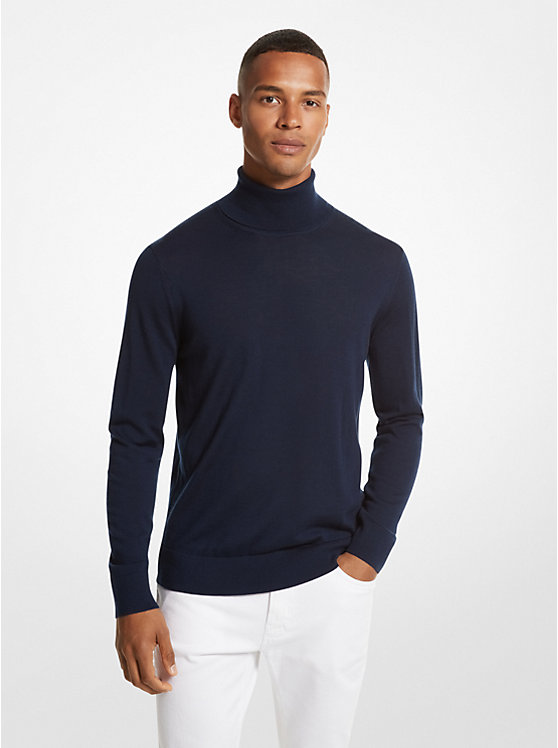 Мужская Водолазка Michael Kors Merino Wool Turtleneck Sweater Michael Kors Mens