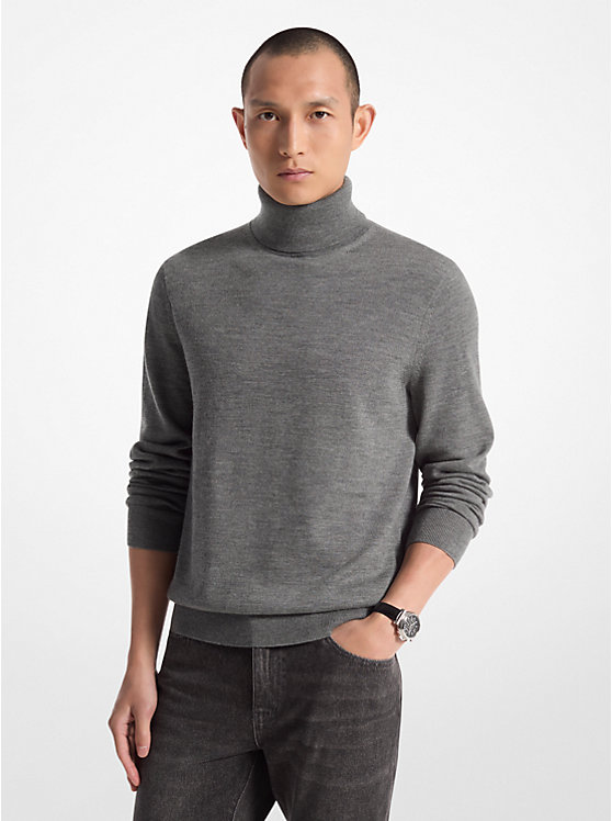 Мужская Водолазка Michael Kors Merino Wool Turtleneck Sweater Michael Kors Mens