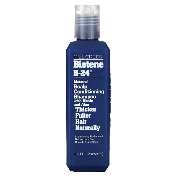 Biotene H-24, Натуральный шампунь-кондиционер для кожи головы с биотином и алоэ, 8,5 жидких унций (250 мл) Mill Creek
