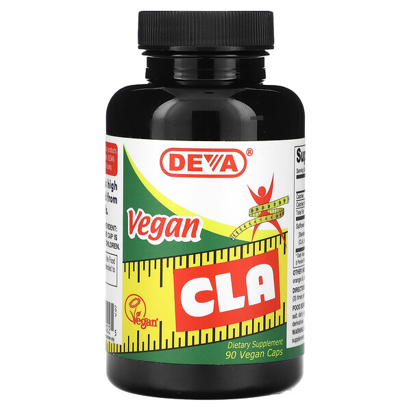 Vegan CLA, 90 веганских капсул Deva