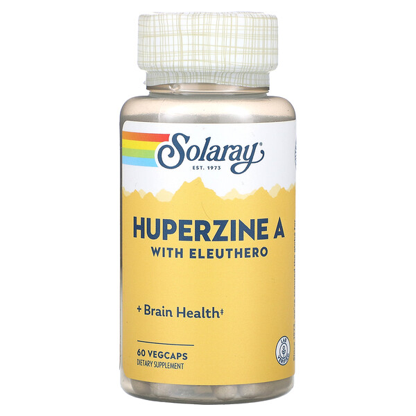 Huperzine A with Eleuthero, 60 VegCaps Solaray