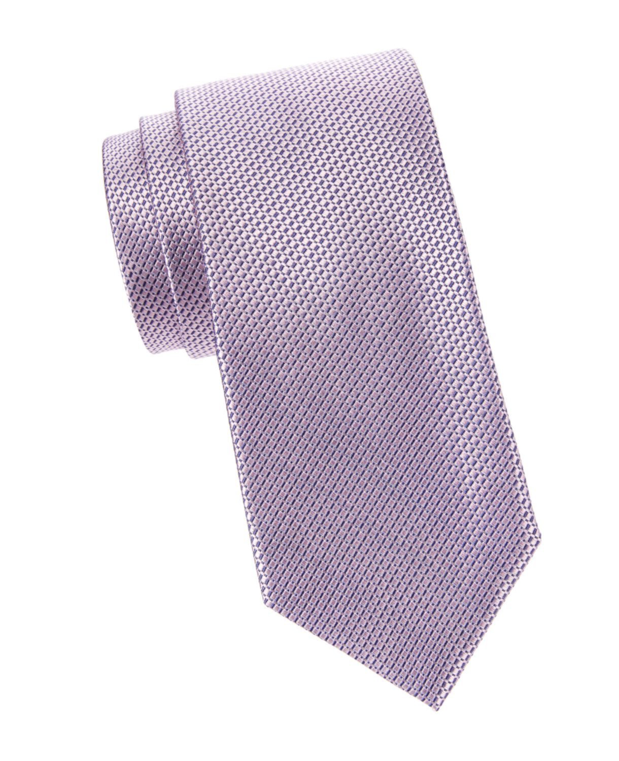 Шелковый жаккардовый галстук с бриллиантами Bruno Piatelli