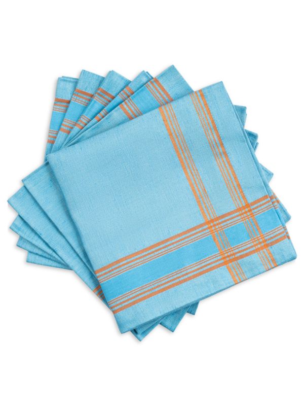 6-Piece Boulevard Woven Linen Napkin Set French Home