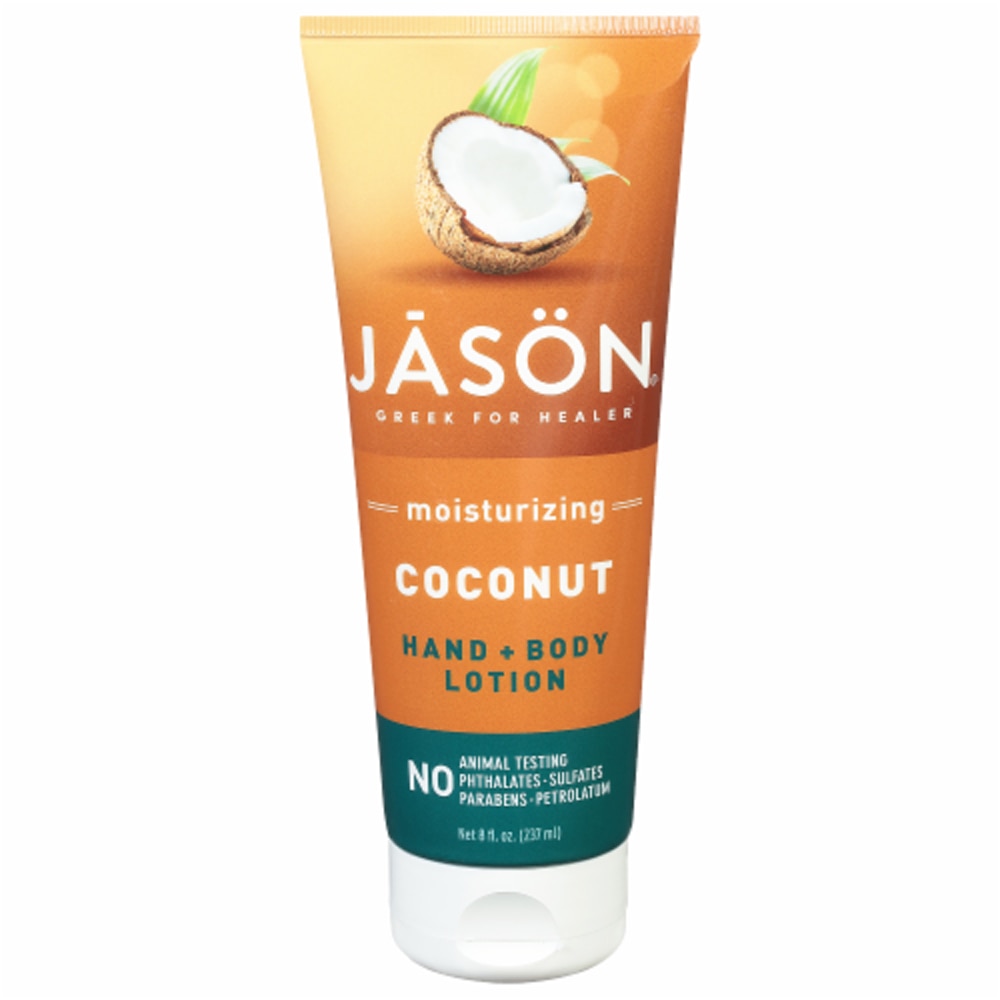 Увлажняющий кокосовый лосьон для рук и тела — 8 унций JASON