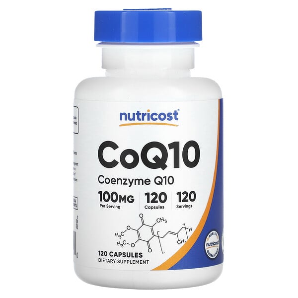 CoQ10 - 100 мг - 120 капсул - Nutricost Nutricost
