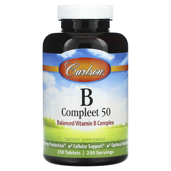 B Complete 50, 250 таблеток Carlson