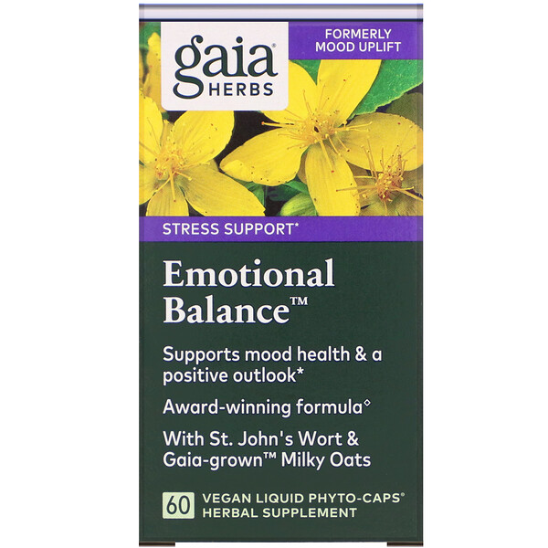 Эмоциональное Равновесие - 60 растительных жидких Phyto-Капсул - Gaia Herbs Gaia Herbs