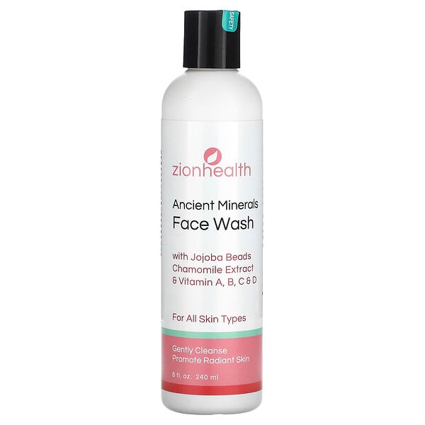 Ancient Minerals Face Wash, 8 fl oz (Жидкие унции) (240 ml) Zion Health