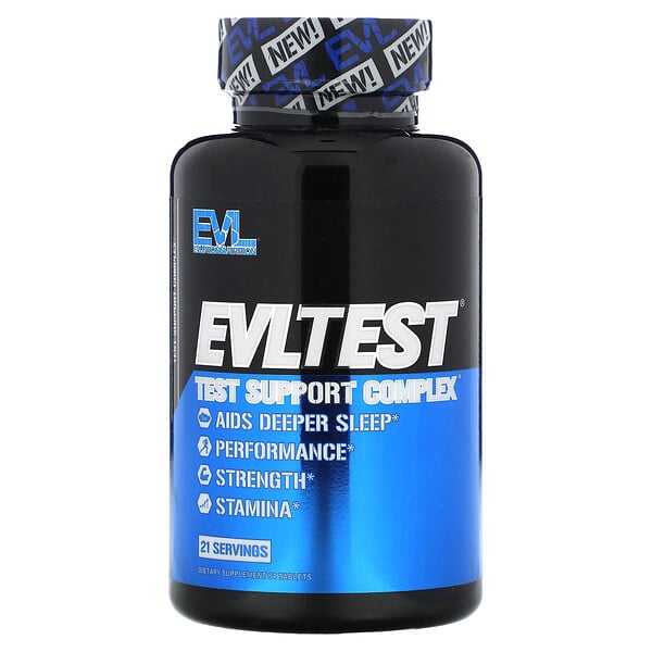 EVLTest, Комплекс поддержки тестирования, 84 таблетки EVLution Nutrition
