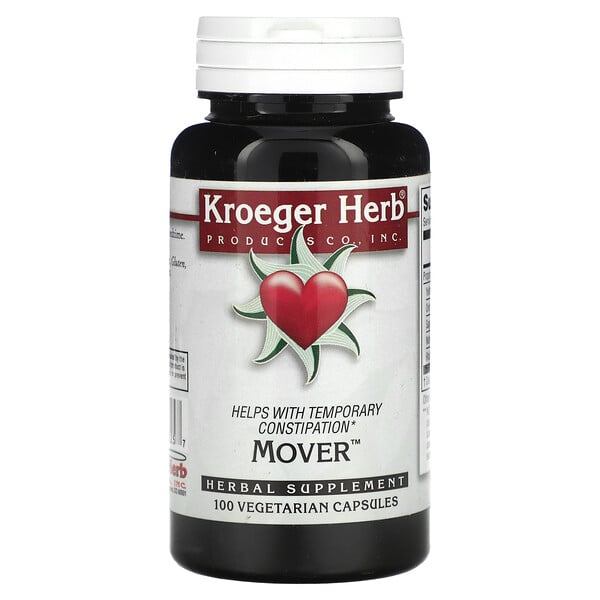 Mover, 100 вегетарианских капсул Kroeger Herb Co