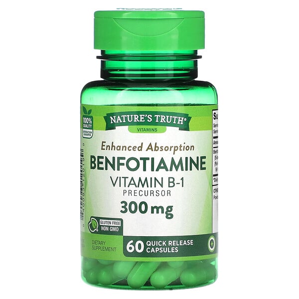 Benfotiamine - 300 мг - 60 капсул - Nature's Truth Nature's Truth