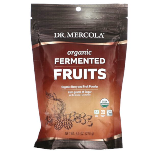 Органические ферментированные фрукты, 9,5 унций (270 г) Dr. Mercola
