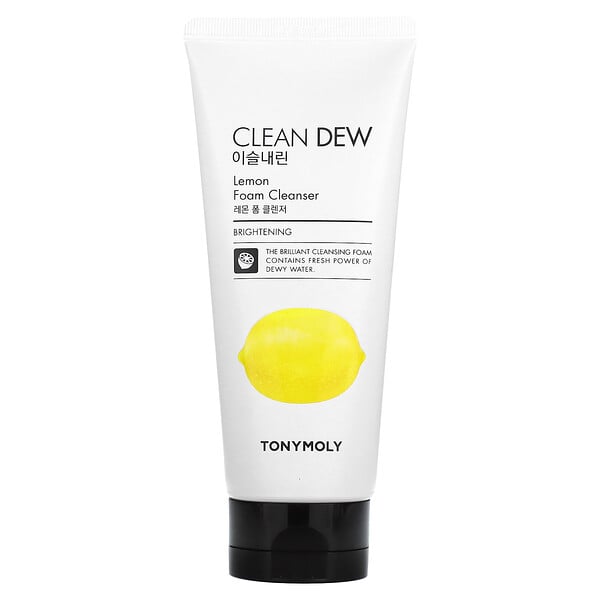 Clean Dew, Очищающая пенка с лимоном, 180 мл TONYMOLY
