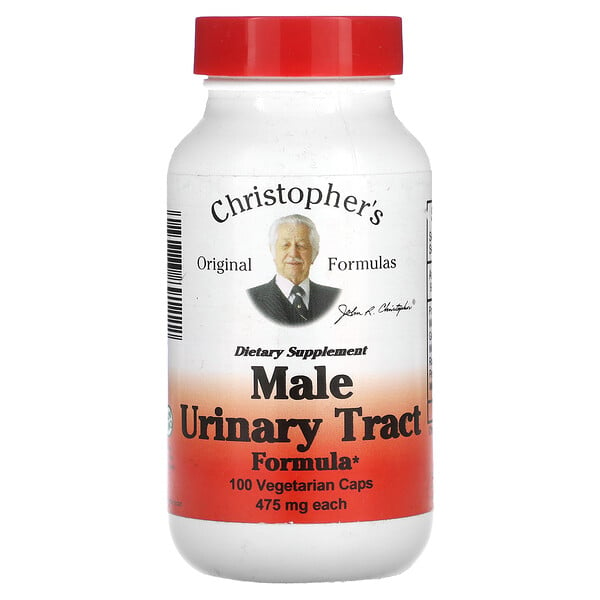 Male Urinary Tract Formula, 475 mg, 100 Vegetarian Caps Christopher's