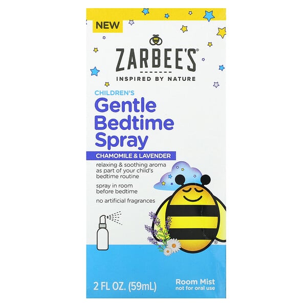 Children's Gentle Bedtime Spray, Chamomile & Lavender, 2 fl oz (59 ml) Zarbee's