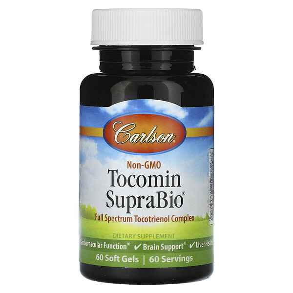 Tocomin SupraBio - 60 мягких капсул - Carlson Carlson