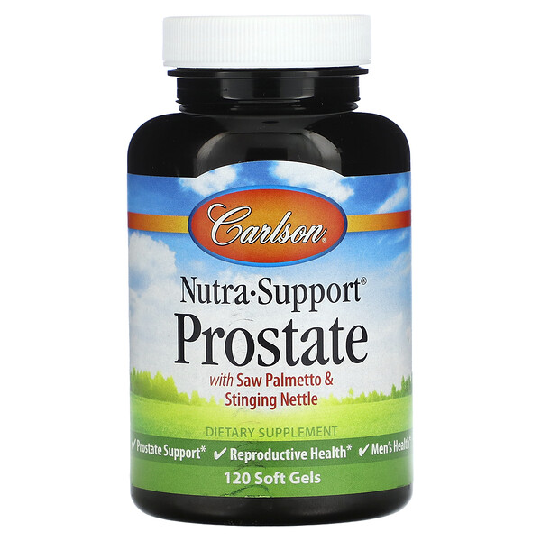 Nutra-Support Prostate, 120 мягких таблеток Carlson