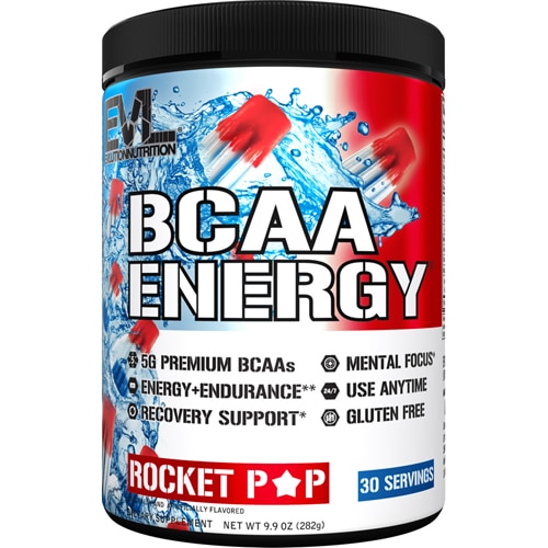 BCAA Energy Rocket Pop -- 30 Servings (Порции) EVLution Nutrition