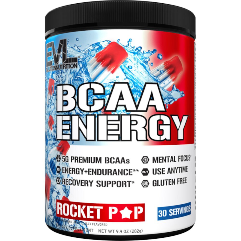 BCAA Energy Rocket Pop — 30 порций EVLution Nutrition