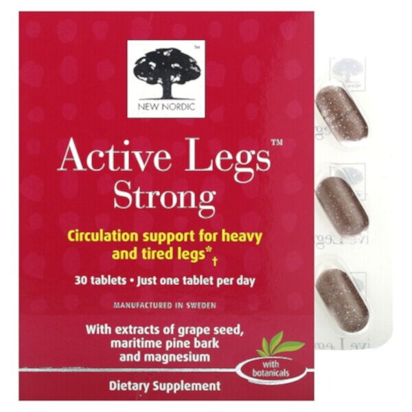 Active Legs Strong, 30 таблеток New Nordic