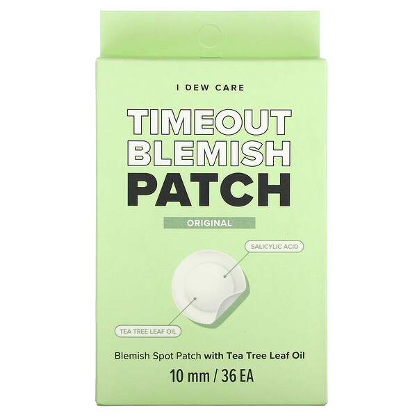 Патч Timeout Blemish Patch, оригинал, 10 мм, 36 пластырей I Dew Care