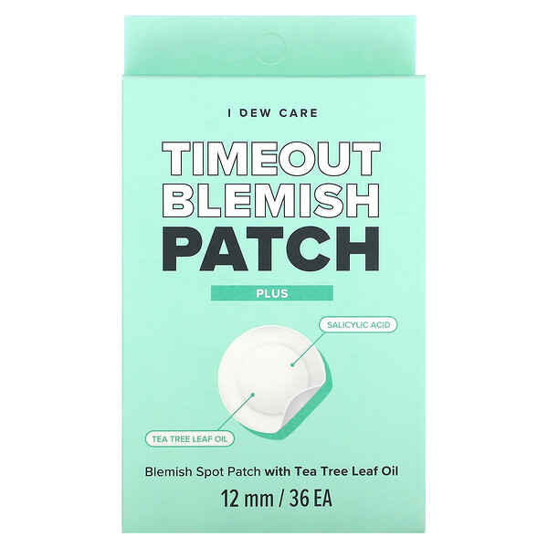 Timeout Blemish Patch Plus, 12 мм, 36 патчей I Dew Care