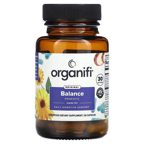 Оригинальный пробиотик Balance, 30 капсул Organifi